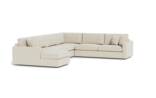James 4-Piece 5-Seat Corner Chaise Sectional Left - Image 2