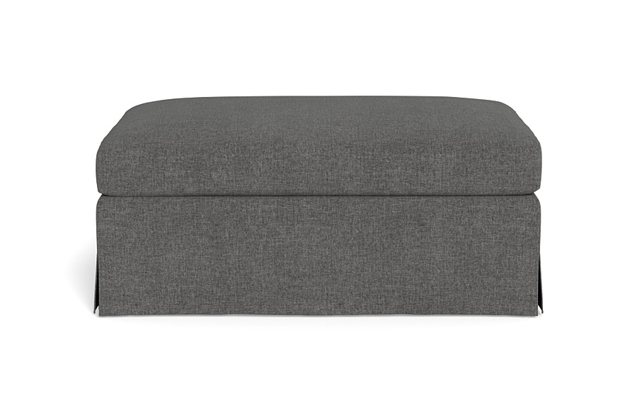 Sloan Slipcovered Ottoman - Image 0