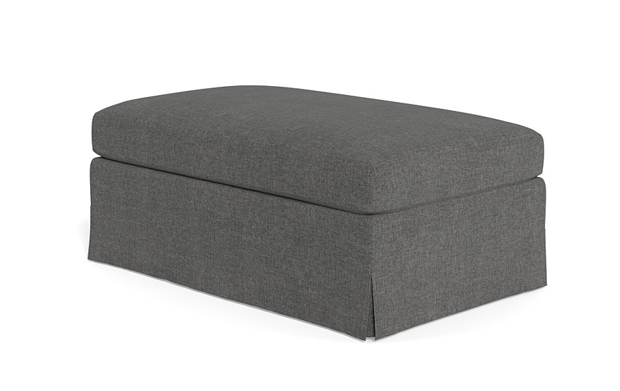 Sloan Slipcovered Ottoman - Image 2