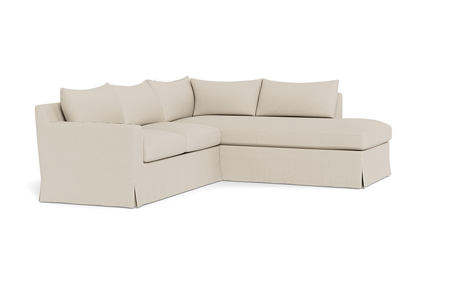 Sloan Slipcovered 3-Seat  Bumper Sectional - Image 3