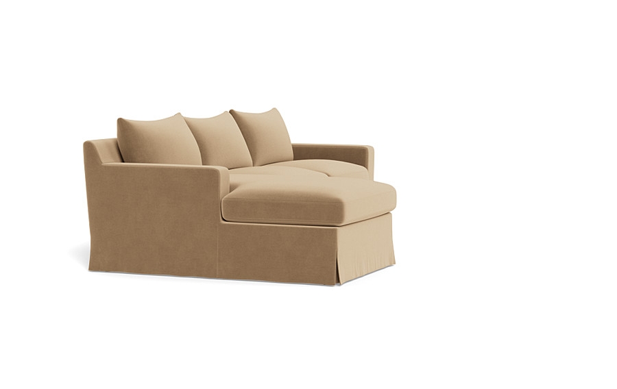 Sloan Slipcovered  Chaise Sectional - Image 3