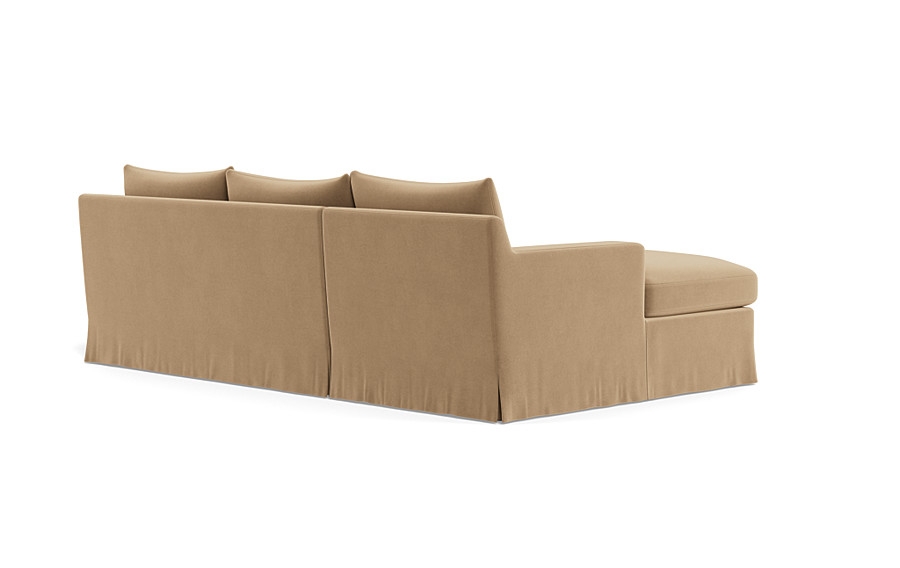 Sloan Slipcovered  Chaise Sectional - Image 1