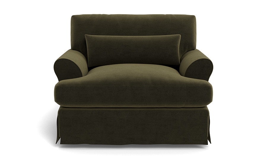 Maxwell Slipcovered Swivel Chair by Apartment Therapy - Image 0