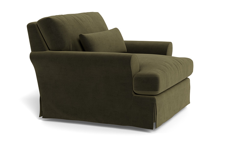 Maxwell Slipcovered Swivel Chair by Apartment Therapy - Image 3