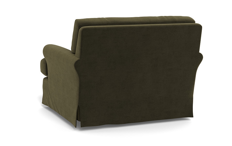 Maxwell Slipcovered Swivel Chair by Apartment Therapy - Image 4