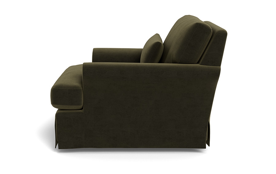 Maxwell Slipcovered Swivel Chair by Apartment Therapy - Image 2