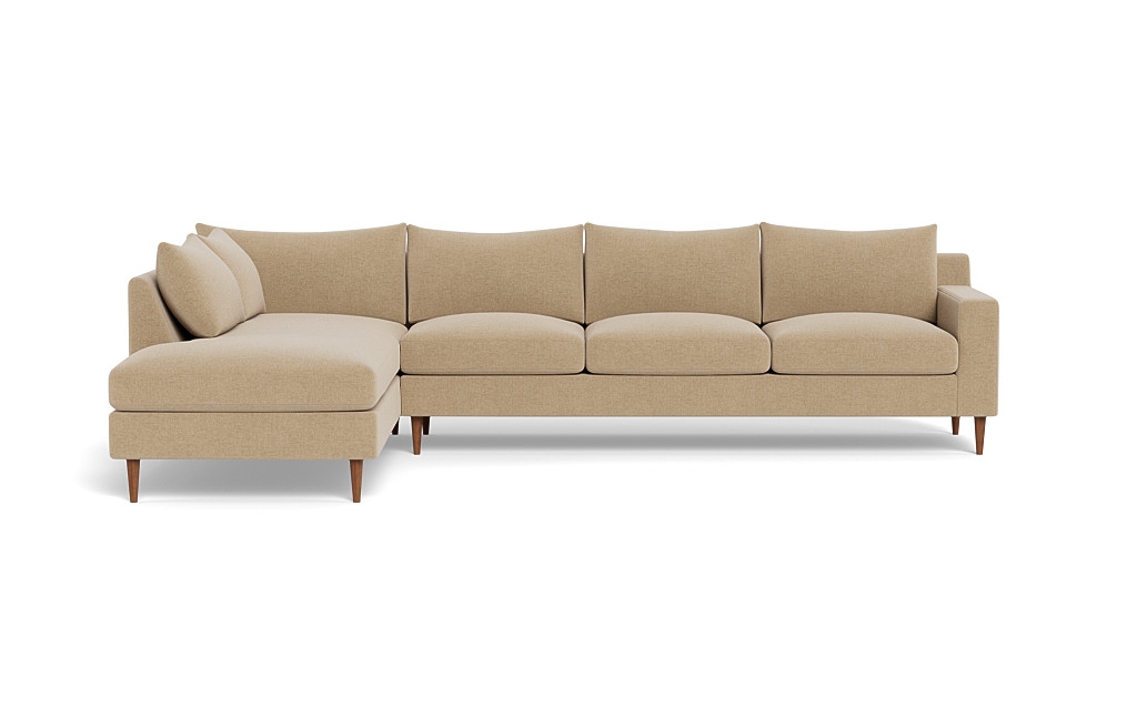 Sloan 4-Seat  Bumper Sectional - Image 0
