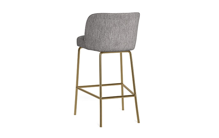 Graham Metal Framed Upholstered Bar Stool - Image 3