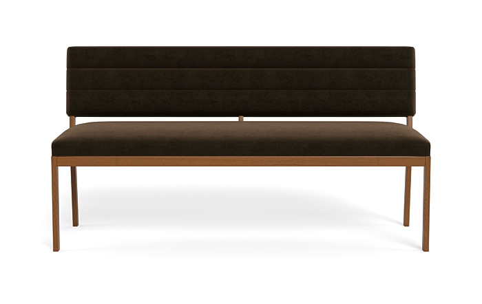 Nora Wood Framed Upholstered Bench - Image 0