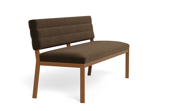 Nora Wood Framed Upholstered Bench - Image 3