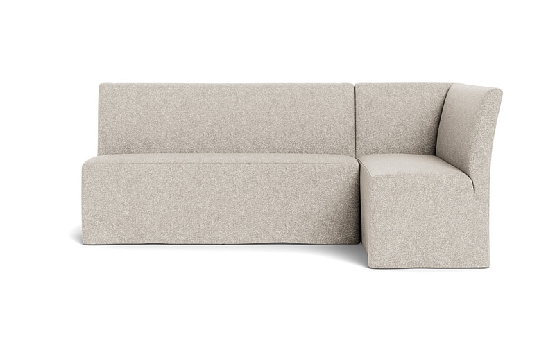 Dorian Slipcovered Right Banquette - Image 0