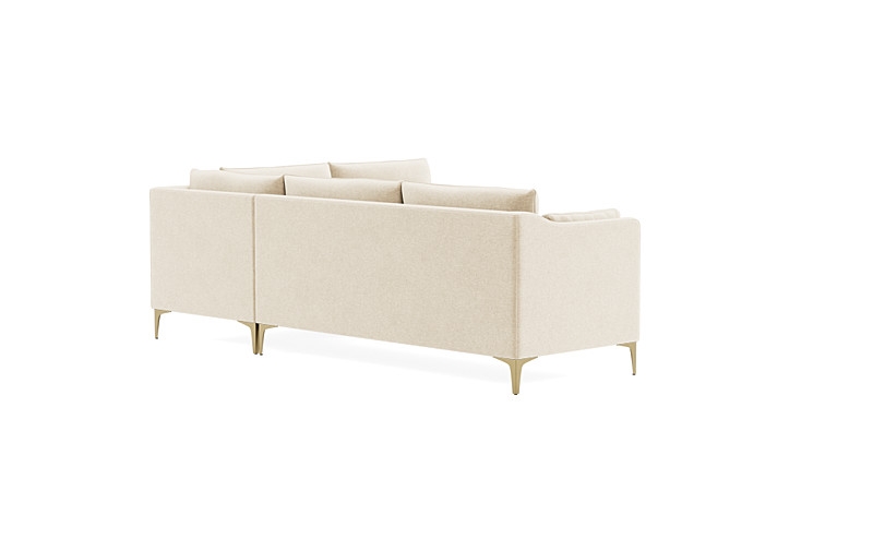 Caitlin 3-Seat  Bumper Sectional by The Everygirl® - Image 2