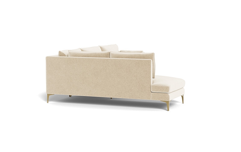 Caitlin 3-Seat  Bumper Sectional by The Everygirl® - Image 3