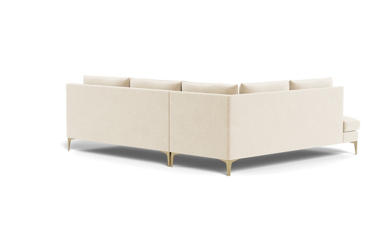 Caitlin 3-Seat  Bumper Sectional by The Everygirl® - Image 2