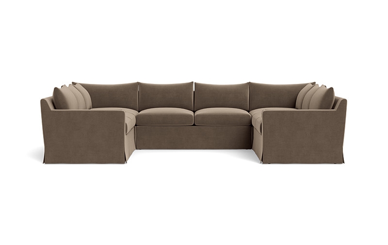 Sloan Slipcovered 5-Piece U-Shaped Corner Sectional - Image 0