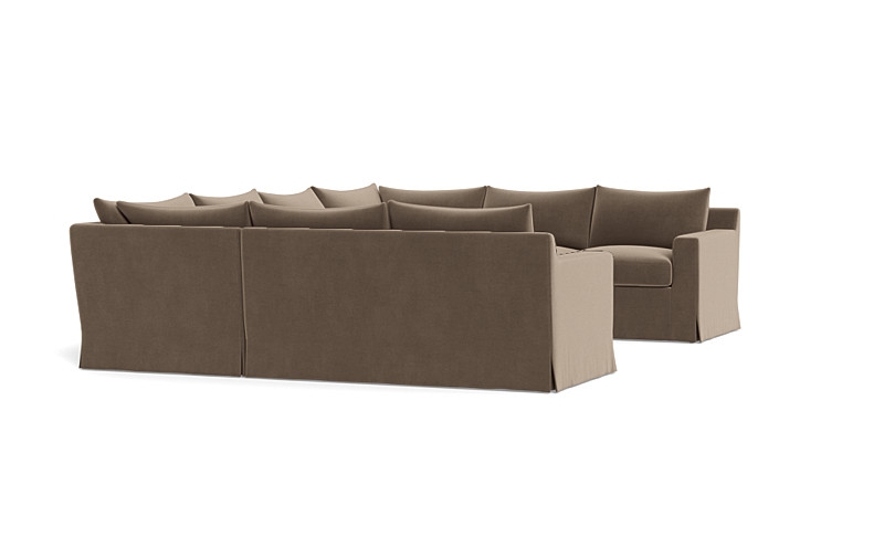 Sloan Slipcovered 5-Piece U-Shaped Corner Sectional - Image 3