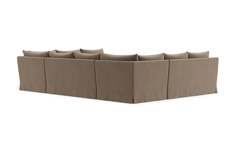 Sloan Slipcovered 5-Piece U-Shaped Corner Sectional - Image 4
