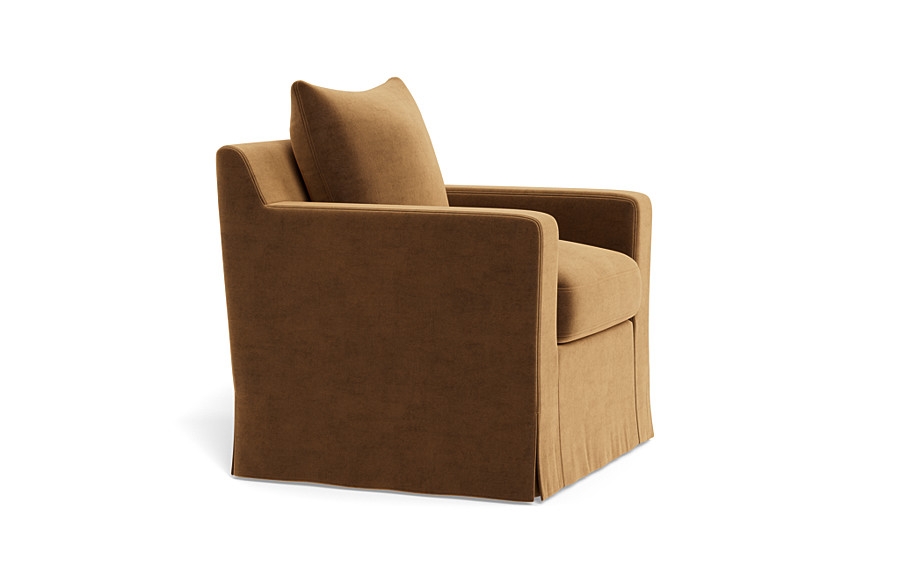 Sloan Slipcovered Petite Chair - Image 1