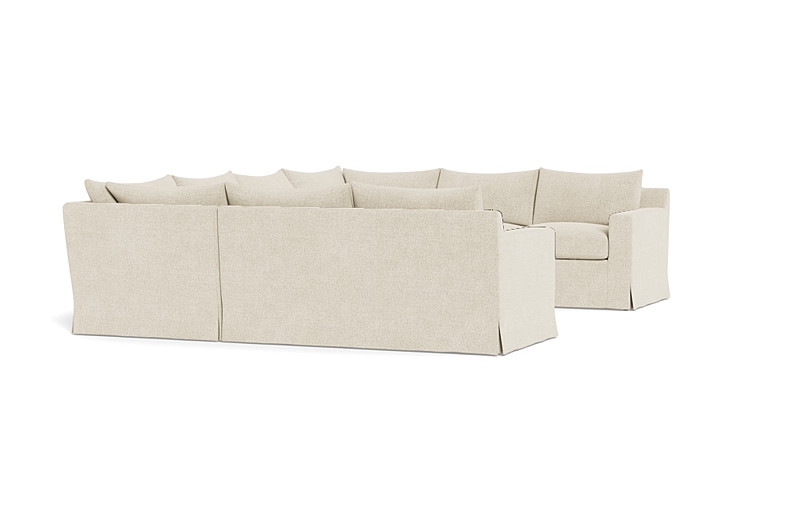 Sloan Slipcovered 5-Piece U-Shaped Corner Sectional - Image 1