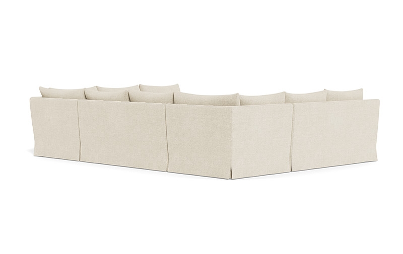 Sloan Slipcovered 5-Piece U-Shaped Corner Sectional - Image 2