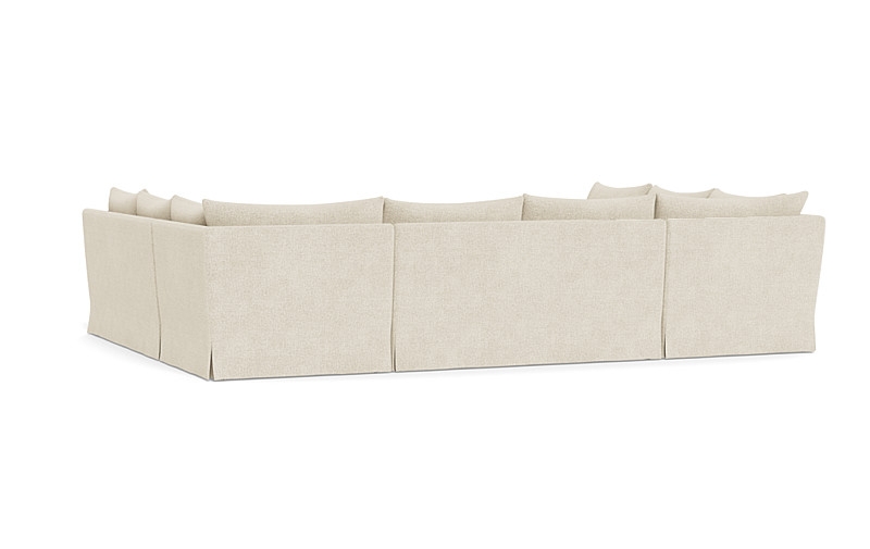 Sloan Slipcovered 5-Piece U-Shaped Corner Sectional - Image 4