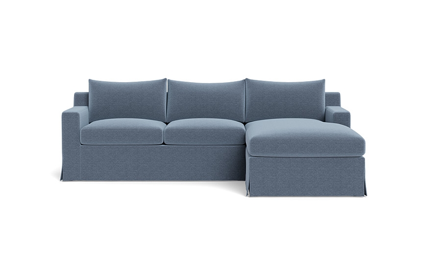 Sloan Slipcovered  Chaise Sectional - Image 0