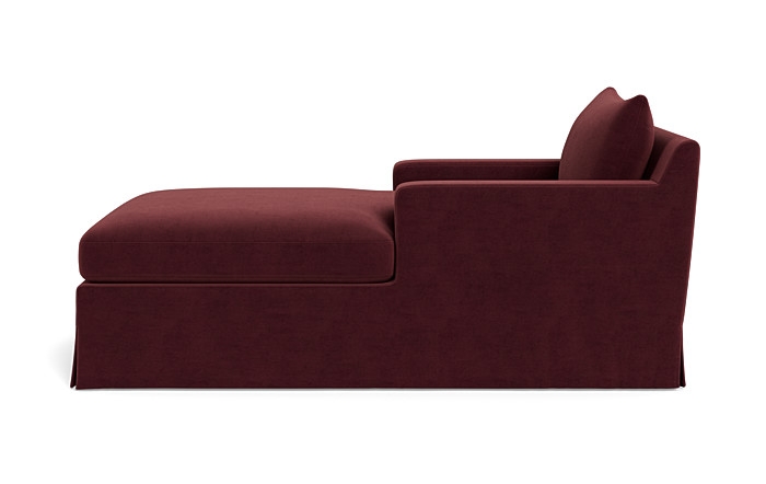Sloan Slipcovered Chaise Lounge - Image 1