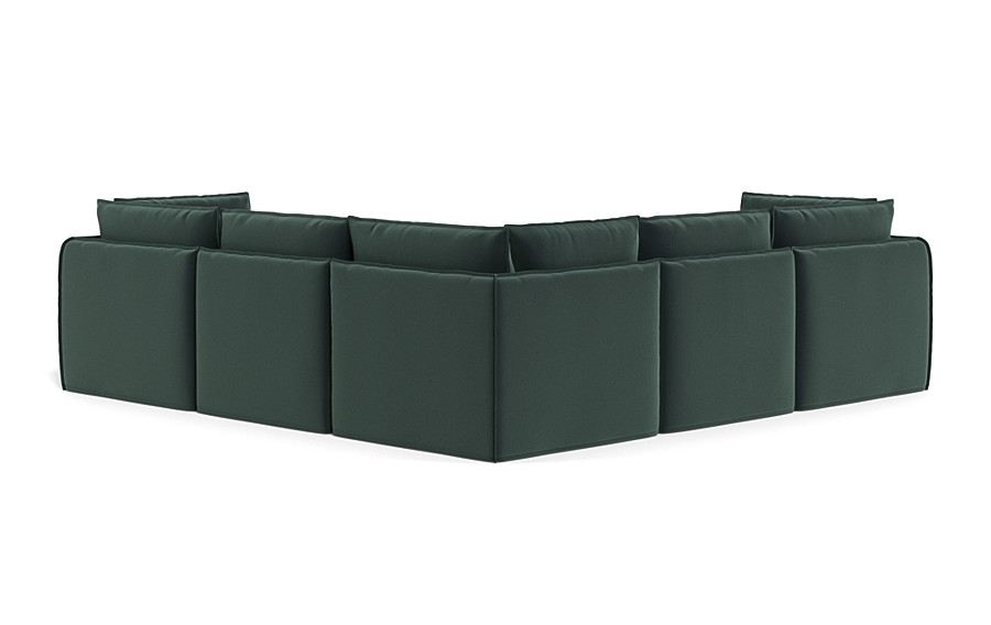 Josie Slipcovered Modular 5-Piece 4-Seat Corner Sectional - Image 2