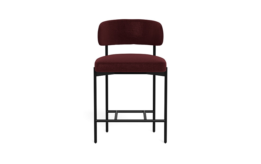 Hollis Metal Framed Upholstered Counter Stool - Image 0
