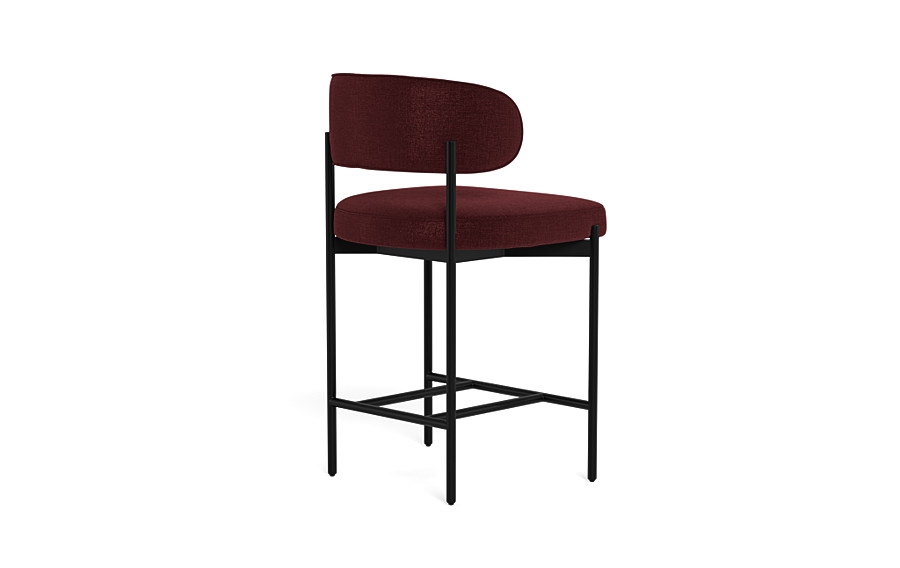 Hollis Metal Framed Upholstered Counter Stool - Image 3