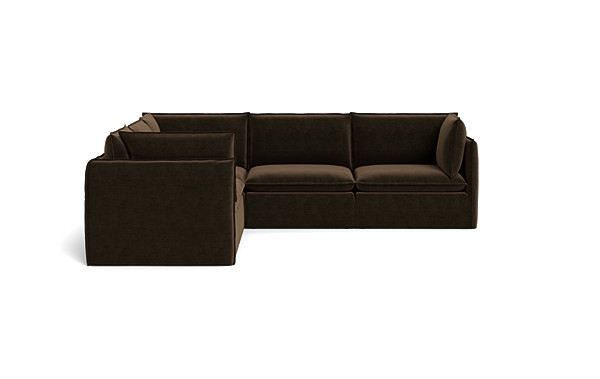 Josie Slipcovered Modular 5-Piece 4-Seat Corner Sectional - Image 0