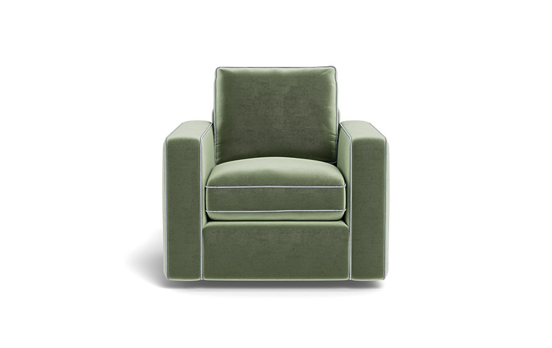 James Accent Chair with Contrast Piping - Image 0