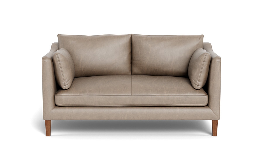 Caitlin Leather Loveseat by The Everygirl® - Image 0