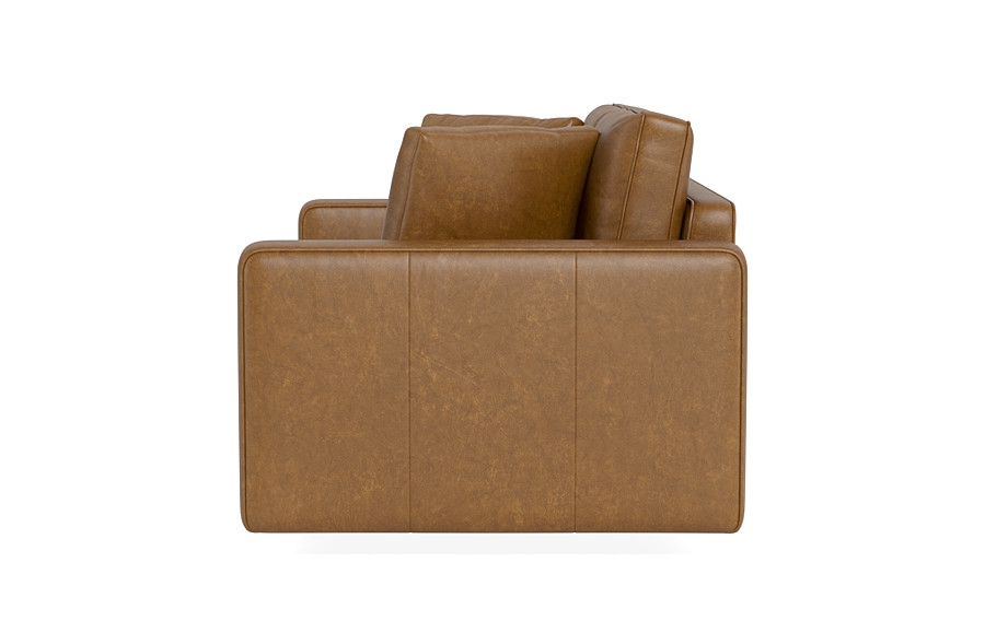 James Leather Loveseat - Image 1