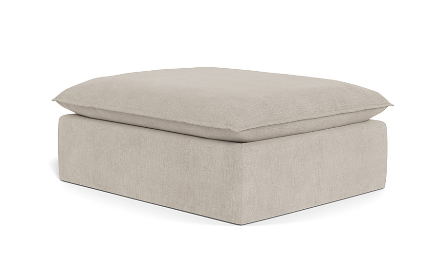 Josie Slipcovered Rectangular Ottoman - Image 3