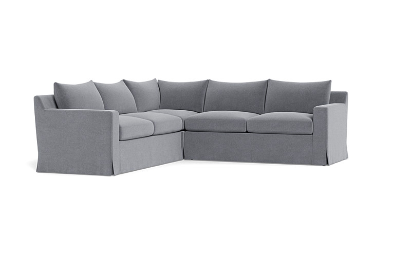 Sloan Slipcovered Corner 4-Seat Sectional Sofa - Image 3