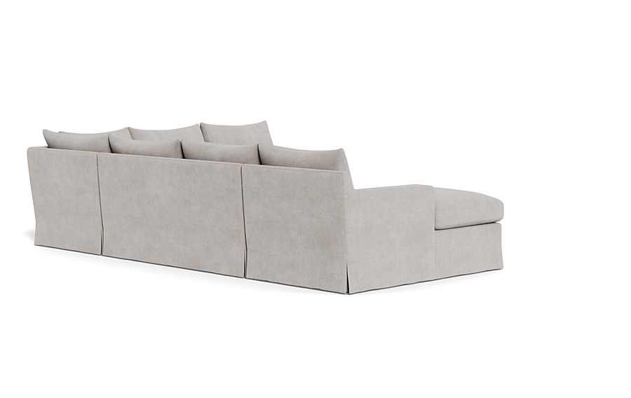 Sloan Slipcovered 4-Piece Corner Sectional Sofa with  Chaise - Image 1