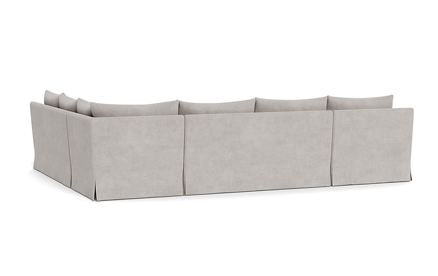 Sloan Slipcovered 4-Piece Corner Sectional Sofa with  Chaise - Image 3