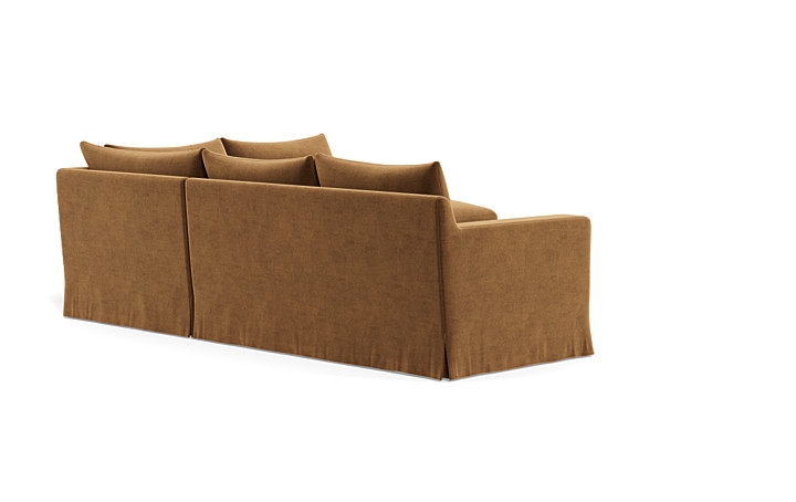 Sloan Slipcovered 3-Seat Right Bumper Sectional - Image 1