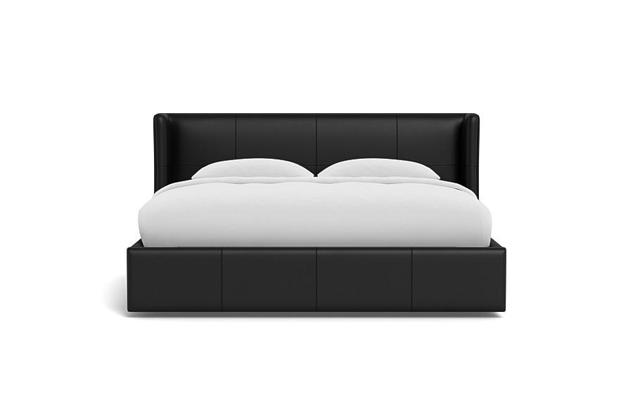 Graham Leather Upholstered Bed with Storage Option - Image 0