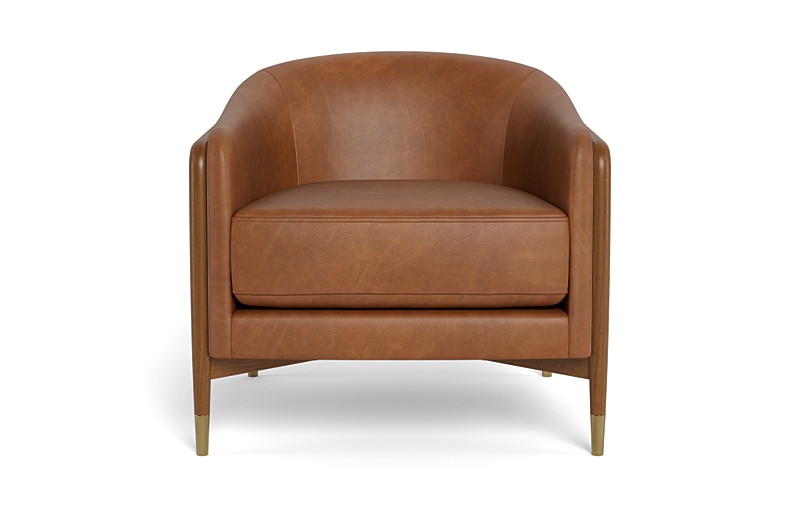 Blake Leather Accent Chair - Image 0