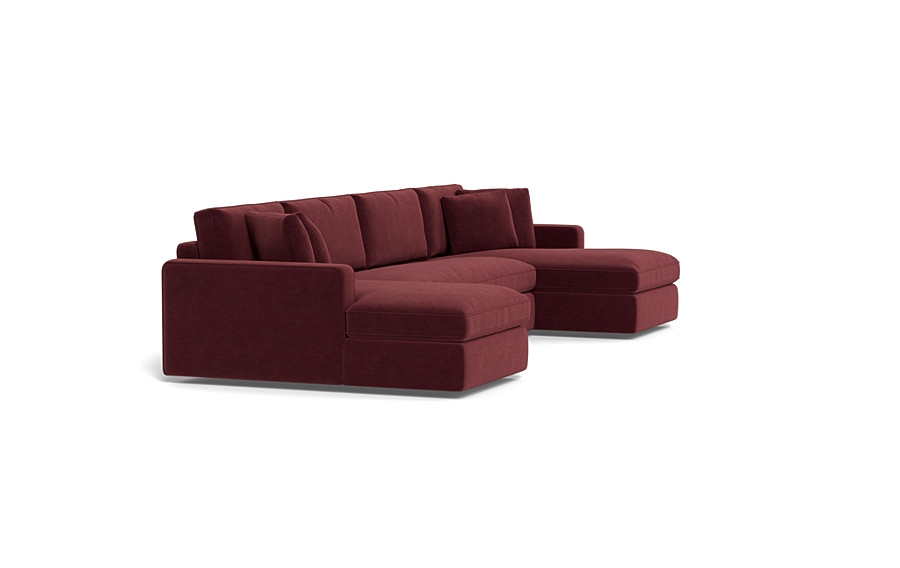 James 3-Piece 4-Seat U Chaise Sectional - Image 2