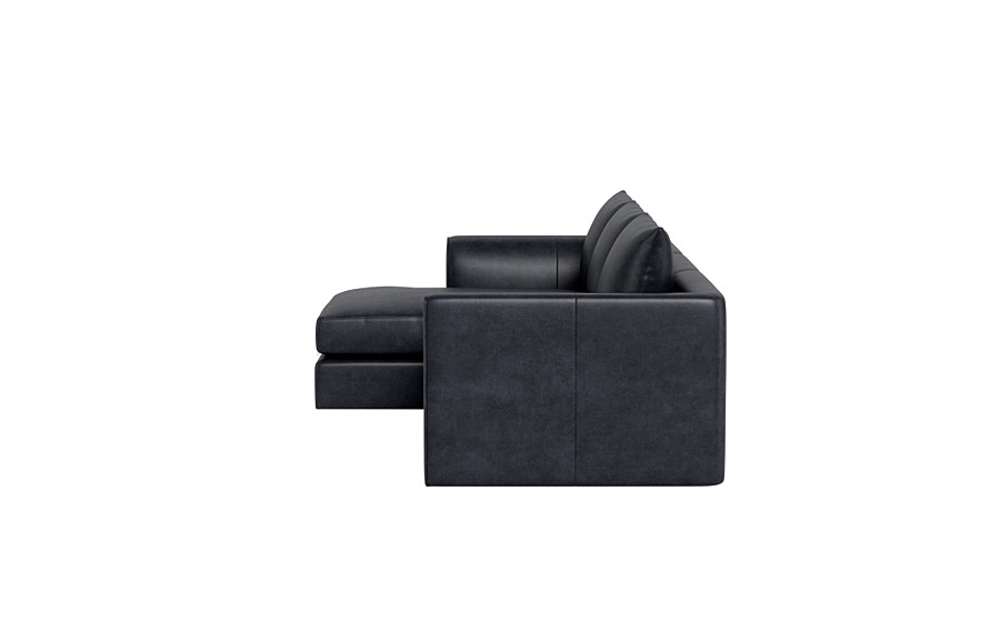 Beckham Leather Modular 3-Seat Left Chaise Sectional - Image 4