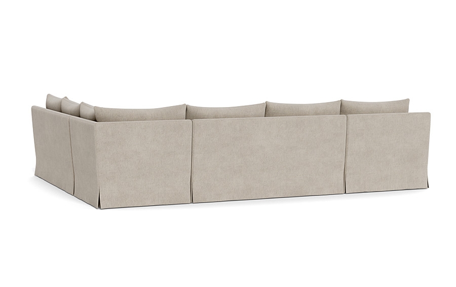 Sloan Slipcovered 4-Piece Corner Sectional Sofa with  Chaise - Image 4