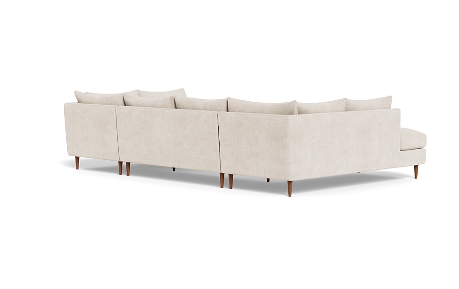 Sloan 3-Piece U-Bumper Sectional - Image 4