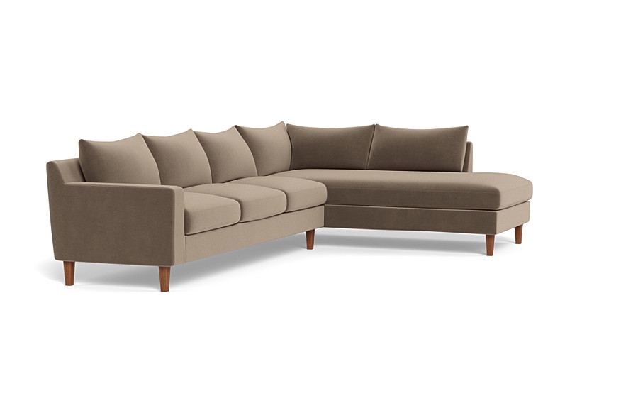 Sloan 4-Seat  Bumper Sectional - Image 1