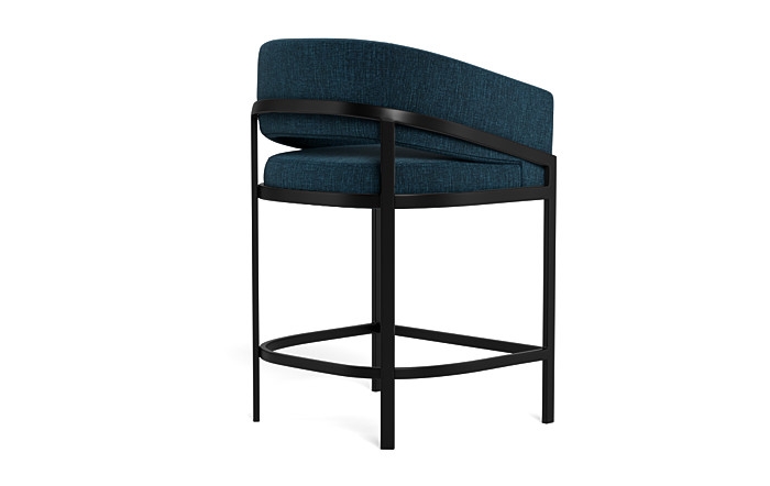Mina Metal Framed Upholstered Stool - Image 1