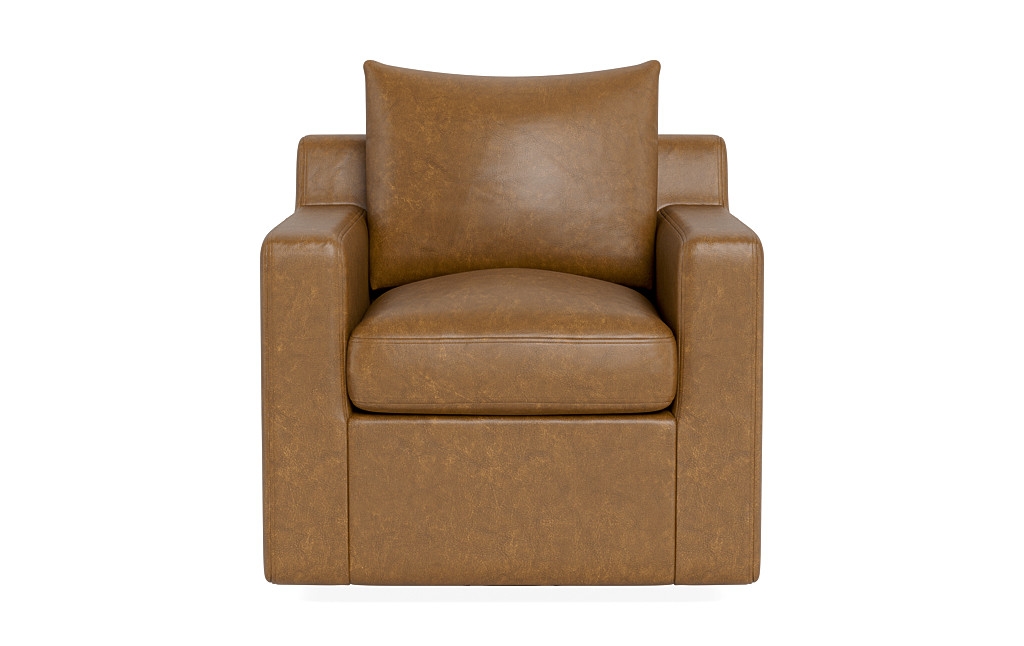 Sloan Leather Swivel Chair - Image 0