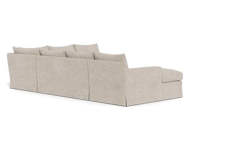 Sloan Slipcovered 4-Piece Corner Sectional Sofa with Left Chaise - Image 2