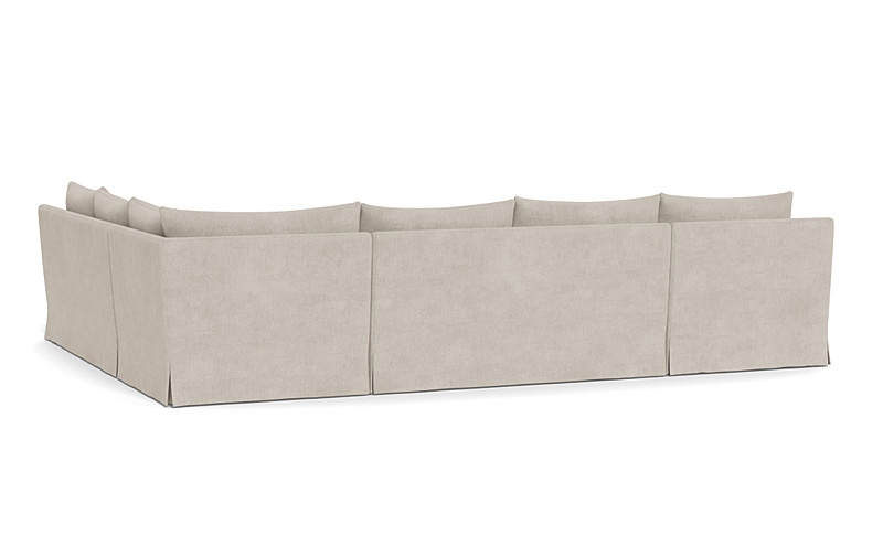 Sloan Slipcovered 4-Piece Corner Sectional Sofa with Left Chaise - Image 4